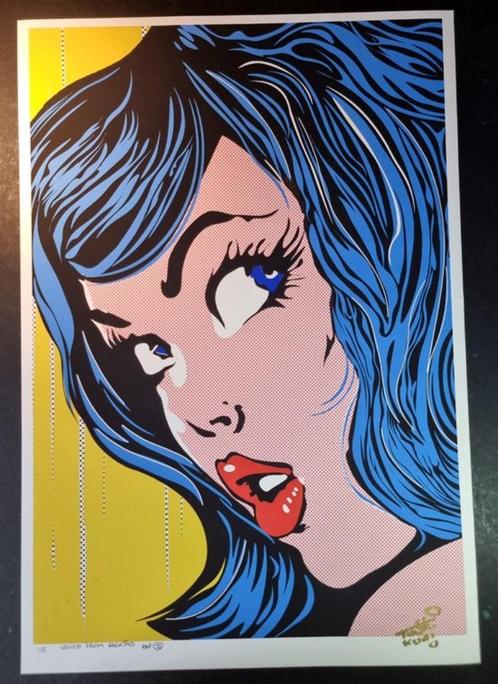 Loved from behind. Roy Lichtenstein, Antiek en Kunst, Kunst | Litho's en Zeefdrukken, Ophalen of Verzenden