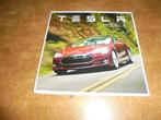 brochure Tesla Model S  2013, Boeken, Auto's | Folders en Tijdschriften, Nieuw, Ophalen of Verzenden