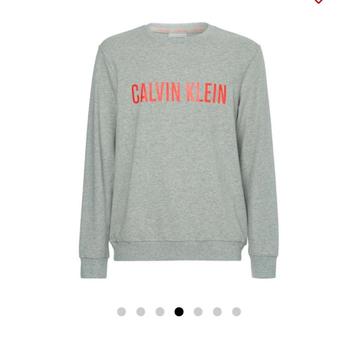 Calvin Klein Sweater Sweatshirt Trui Sweater Grijs Maat S beschikbaar voor biedingen