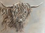 Schilderij Schotse Hooglander, Ophalen of Verzenden, Nieuw