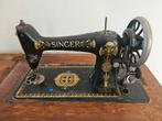Antieke Singer trapnaaimachine in houten kast (werkend), Antiek en Kunst, Antiek | Naaimachines, Ophalen