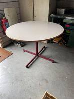 Ronde tafel metalen onderstel, Huis en Inrichting, Tafels | Eettafels, Gebruikt, 50 tot 100 cm, 100 tot 150 cm, Rond