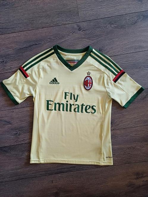 AC Milaan shirt 158-164 adidas (L), Kinderen en Baby's, Kinderkleding | Maat 158, Gebruikt, Jongen, Shirt of Longsleeve, Ophalen