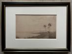 Jan Mankes 1889-1920 / Heliogravure Waterlandschap 1923, Antiek en Kunst, Kunst | Etsen en Gravures, Ophalen of Verzenden
