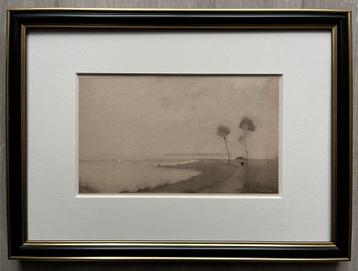 Jan Mankes 1889-1920 / Heliogravure Waterlandschap 1923 beschikbaar voor biedingen