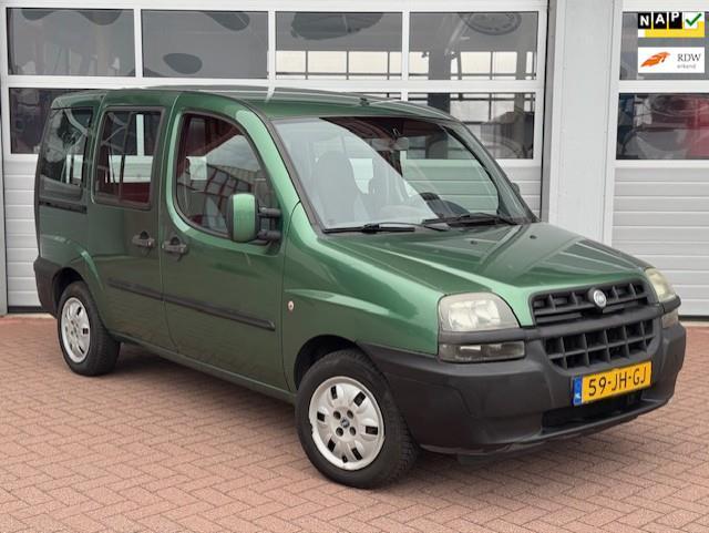 Fiat Doblò 1.6-16V ELX -Airco-nieuwe distributie riem+APK, Auto's, Fiat, Bedrijf, Te koop, Doblo, Airbags, Airconditioning, Centrale vergrendeling