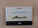 Hyundai Accent handleiding / instructieboek, Ophalen of Verzenden