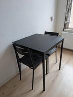 Table + 2 chairs - Ikea, Ophalen, Vierkant, Tot twee personen, 50 tot 100 cm