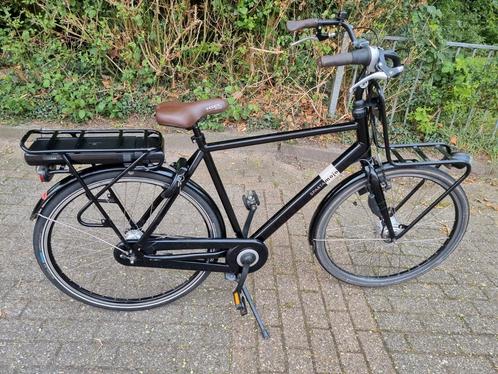 28 inch Sparta Mojo heren ebike. Zwart/ zilver/ Bruin kl., Fietsen en Brommers, Elektrische fietsen, Zo goed als nieuw, Sparta