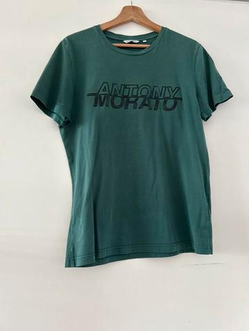 T-shirt Anthony Morato groen, M als nieuw