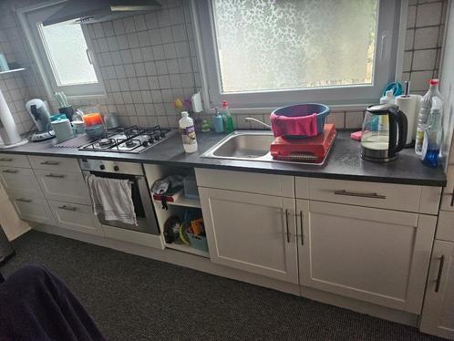 keuken 2e hands, Huis en Inrichting, Keuken | Complete keukens, Gebruikt, Enkelwandige keuken, Crème, Ophalen