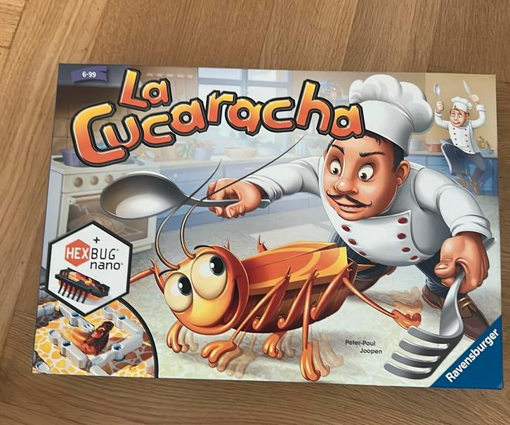 La Cucaracha gezelschapsspel, Hobby en Vrije tijd, Gezelschapsspellen | Bordspellen, Zo goed als nieuw, Een of twee spelers, Drie of vier spelers
