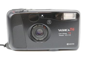 Yashica T4 / T4D analoge camera Carl Zeiss T Tessar 3,5/35 beschikbaar voor biedingen