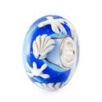 Trollbeads glaskraal TGLBE-20461 Aangespoelde Schatten, Ophalen of Verzenden, Zo goed als nieuw, Trollbeads, 1 bedel