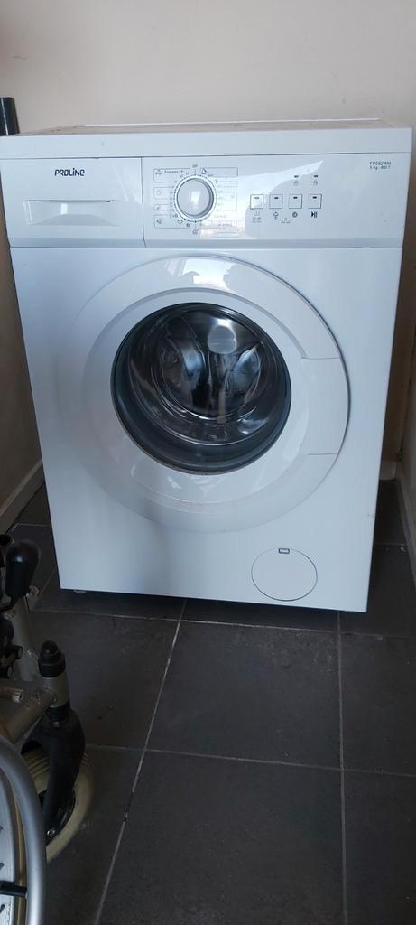 Wasmachine merk Proline 5 kg In prima staat, Witgoed en Apparatuur, Wasmachines, Gebruikt, Minder dan 85 cm, Minder dan 1200 toeren