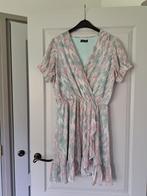 Leuke roze met mintgroene jurk van Papillonne, maat M., Kleding | Dames, Jurken, Maat 38/40 (M), Papillonne, Ophalen of Verzenden