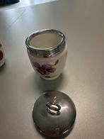 Royal Worcester Porseleinen Pot met Deksel - Bloemen & Fruit, Antiek en Kunst, Antiek | Porselein, Ophalen of Verzenden