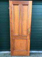 Binnendeur 73cm Meranti hardhout paneeldeur opdekdeur smal, Doe-het-zelf en Verbouw, Deuren en Horren, Ophalen, Minder dan 80 cm