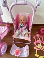 Baby Born poppenwagen en maxicosi, Kinderen en Baby's, Speelgoed | Poppen, Ophalen of Verzenden, Zo goed als nieuw, Babypop