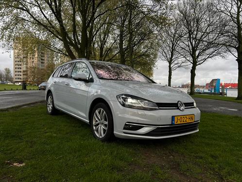 Volkswagen Golf Variant 1.6 TDI 115pk 7-DSG 2017 Wit, Auto's, Volkswagen, Particulier, Golf Variant, ABS, Adaptieve lichten, Adaptive Cruise Control