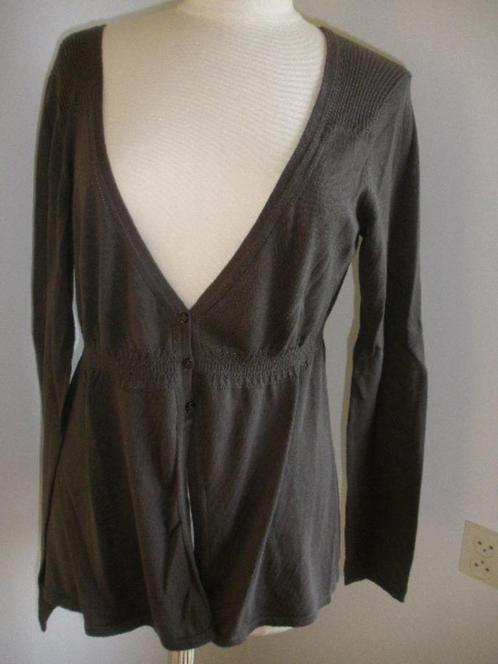 ESPRIT vest bruin maat L, Kleding | Dames, Truien en Vesten, Zo goed als nieuw, Maat 38/40 (M), Bruin, Ophalen of Verzenden