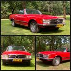 Mercedes 350 SL (T:W107)Aut., Orig.NL, NAP, in TOPCONDITIE, Auto's, Oldtimers, Automaat, Achterwielaandrijving, Zwart, Cabriolet