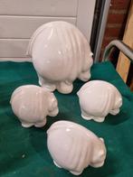 beelden nijlpaarden jaren 70 wit, Verzamelen, Ophalen of Verzenden