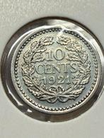 10 cent 1921 Wilhelmina, Zilver, Ophalen of Verzenden, 10 cent, Koningin Wilhelmina
