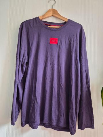 Paarse longsleeve van Hugo Boss, maat L beschikbaar voor biedingen