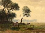 Fedor van Kregten, koeien in landschap, Ophalen