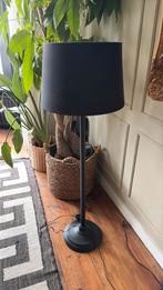 Zwarte landelijke staande lamp hoogte verstelbaar, Ophalen, Zo goed als nieuw, Metaal, Minder dan 100 cm