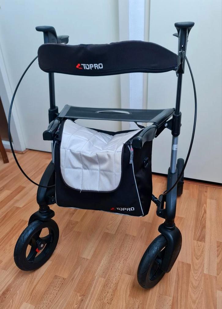 Lichtgewicht rollator Topro Troja 2G maat S mooie staat, Diversen, Rollators, Gebruikt, Lichtgewicht, Opvouwbaar, Ophalen
