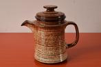 Retro vintage aardewerk fat lava jaren 70 koffiepot/theepot, Overige typen, Ophalen of Verzenden, Zo goed als nieuw, Overige stijlen