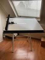 Rekenmachine bladmaat: 120 x 80 cm, met tekenmachine, Doe-het-zelf en Verbouw, Tekentafels, Ophalen, Gebruikt, Minder dan 130 cm