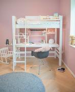 MOJO Junior hoogslaper 70x160 + bureau, Kinderen en Baby's, Kinderkamer | Stapelbedden en Hoogslapers, Ophalen, Zo goed als nieuw
