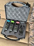 Complete beetmelderset 3+1, Watersport en Boten, Hengelsport | Karpervissen, Ophalen of Verzenden, Zo goed als nieuw, Complete set