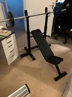 Corength Halterbank + Stang + Gorilla Gewichten, Ophalen, Benen, Krachtstation, Zo goed als nieuw