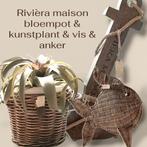Rivièra maison bloempot & RM anker & RM vis, Ophalen of Verzenden