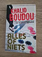 Khalid Boudou - Alles of niets leesboek voor leeslijst, Boeken, Ophalen of Verzenden, Zo goed als nieuw, Khalid Boudou