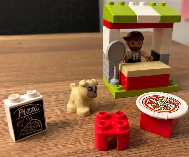 Duplo Pizzeria Set Compleet (10927), Kinderen en Baby's, Speelgoed | Duplo en Lego, Zo goed als nieuw, Duplo, Complete set, Ophalen of Verzenden