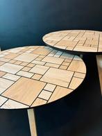 Vele verschillende unieke handgemaakte salontafels, 50 tot 100 cm, 50 tot 75 cm, Design, Rond