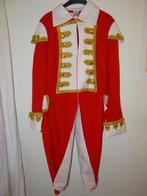 Leuke rood/wit/gouden OFFICIER/GARDE jas, Ophalen, Maat 52/54 (L), Carnaval, Kleding