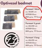 Optidee badmat grijs formaat: 50 x 80 cm, Ophalen of Verzenden, Nieuw, Grijs, Badmat
