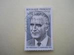 Frankrijk 1975 President Georges Pompidou Yv.1839 gestempeld, Ophalen of Verzenden, Gestempeld