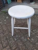 witte krukje, Ophalen, Gebruikt, Hout
