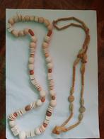 Ketting van klei kralen uit Afrika, Nieuw, Overige materialen, Ophalen of Verzenden