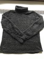 Sensi Wear, zwarte, viscose, fluffy coltrui maat L/XL, Verzenden, Zwart, Maat 46/48 (XL) of groter, Sensi Wear