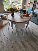 Mooie eettafel van Mango hout (Indonesië), Huis en Inrichting, Tafels | Eettafels, Ophalen, 50 tot 100 cm, 100 tot 150 cm, Rond