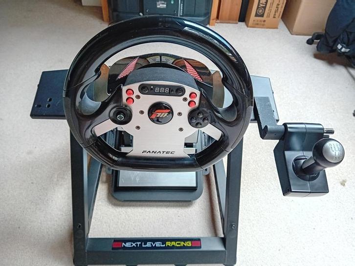 Fanatec CSR set + wheelstand compleet. Weinig gebruikt. zgan, Spelcomputers en Games, Games | Pc, Zo goed als nieuw, Racen en Vliegen