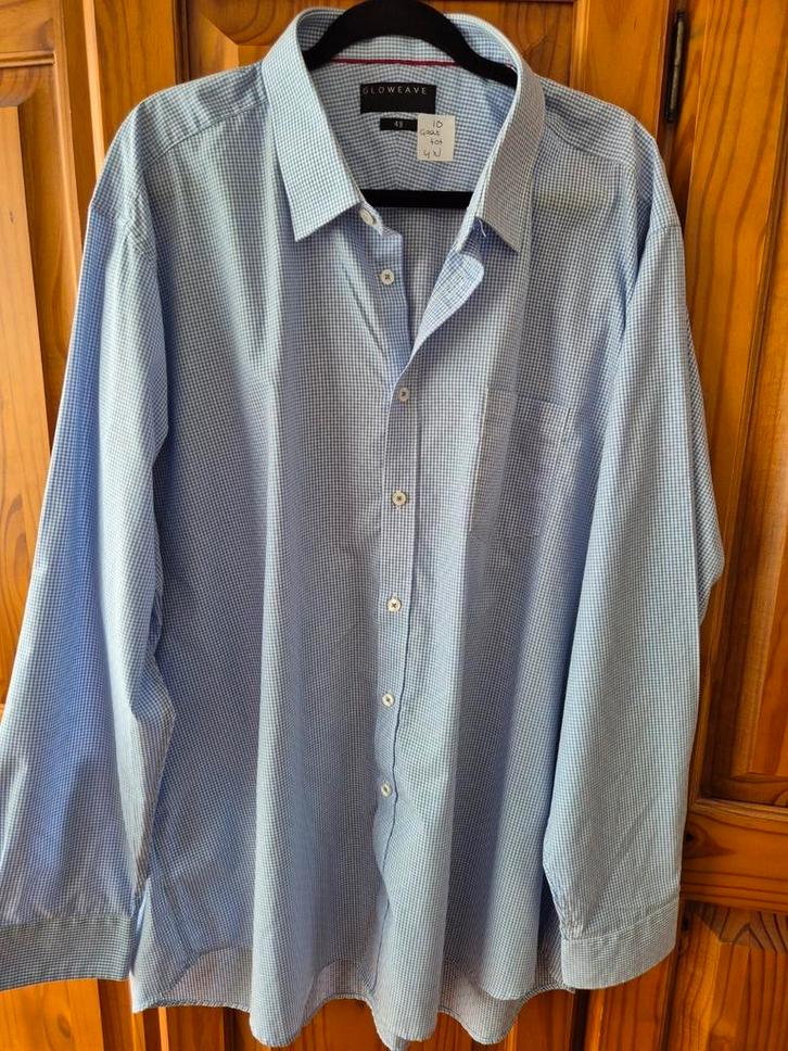 Overhemd lange mouw, 10 van 13, maat 4 xl, Kleding | Heren, Grote Maten, Zo goed als nieuw, Overhemd, Overige kleuren, Ophalen of Verzenden